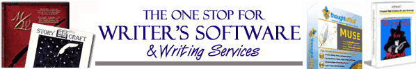 The One Stop 
for Writers Software 
& Writing/Editing Services